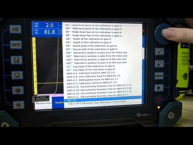 07 Flexscan+DSC06 Measurement Parameter Adjustment