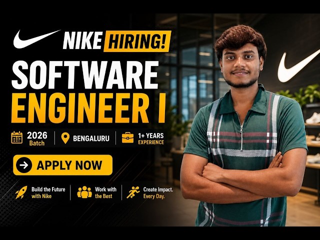 Nike Hiring Software Engineer I 2026 | Bengaluru | 1+ Years Experience | Apply Now