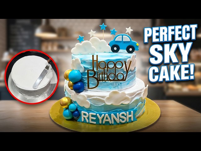 DIY Birthday Cake Design - Two Tier Fondant Cake #cake