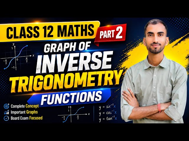 Class 12 Maths: Graphs of Inverse Trigonometric Functions | Complete Concept |