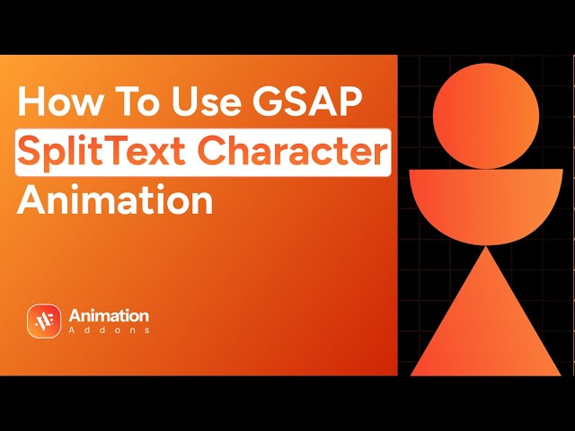Elementor GSAP SplitText Animation Tutorial for Beginners। Animation Addons