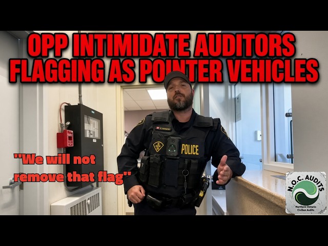 OPP Intimidate Auditors By Flagging Them As Pointer Vehicles