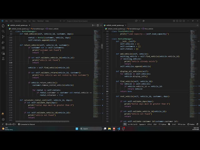 Vehicle Rental Management System - LIVE PROGRAMMING