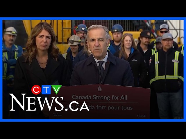 PM Carney touts jobs, Indigenous ownership in Pacific Link pipeline plan