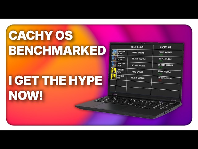 The FASTEST LINUX DISTRO? Cachy OS has insane performance!