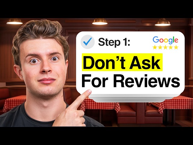 I Got 60,000 5-Star Google Reviews for Restaurants (just copy this system)