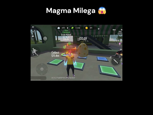 🔥 Magma Kangaroo OP Pet 🔥 | Steal a Pet Trick | Free Fire #shorts #freefire #craftland