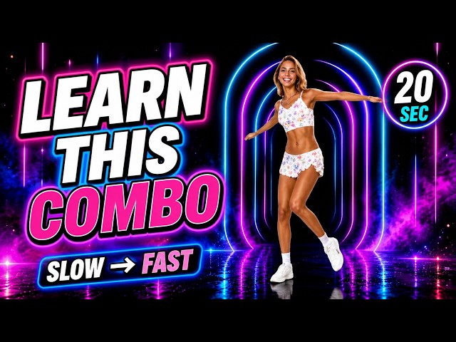 Shuffle Dance Combo in 20 Seconds ⚡ Slow to Fast Tutorial