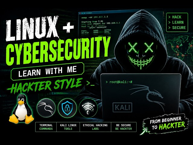 Linux Cybersecurity Tutorial for Beginners 🔥 | Learn Linux + Cybersecurity Step by Step