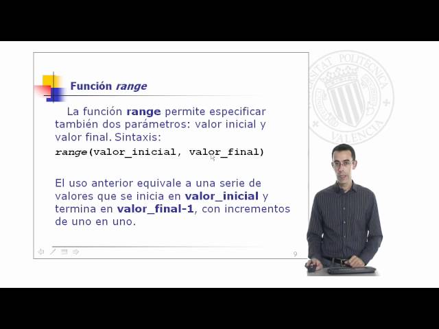 For statement and range function | | UPV