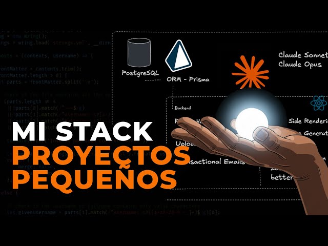Stack para proyectos pequeños que funciona en días