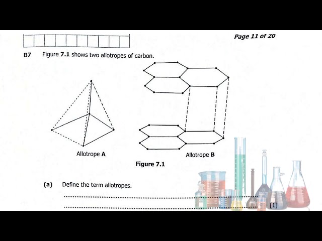 Science (Chemistry) Paper 2 | 2025 GCE | Allotropes Explained with Examples #gce2025 