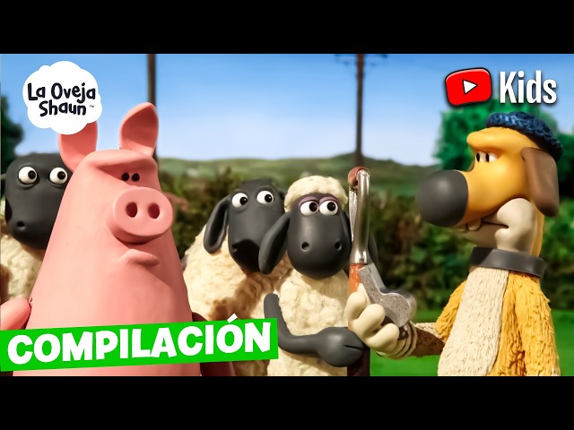 ¡ODIO A ESTE CERDO! 😤🐷 | La Oveja Shaun (Dibujos Animados Para Niños)