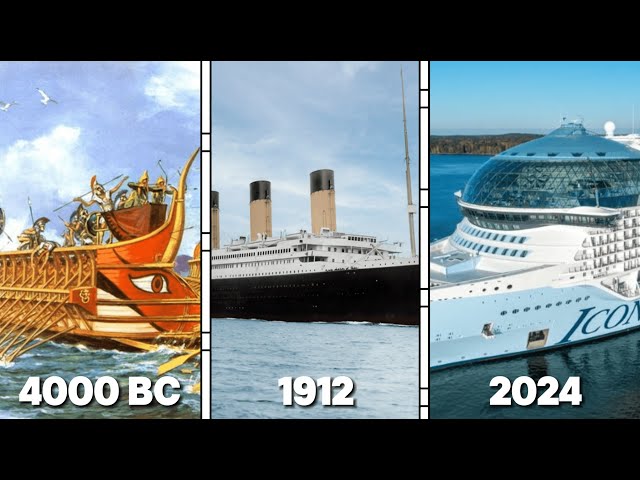 EVOLUTION OF SHIPS (4000 BC - 2024)
