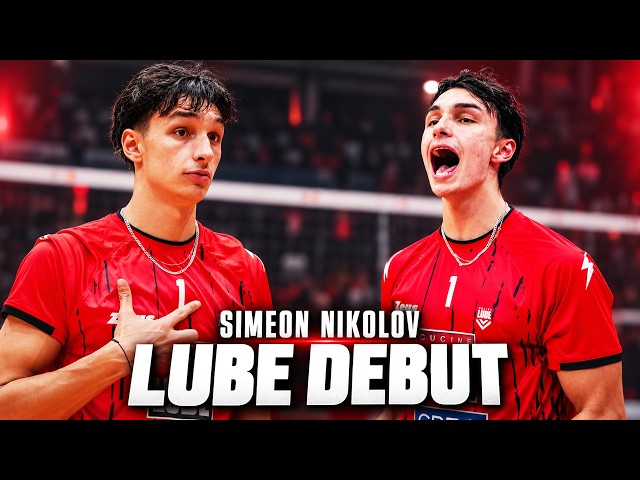Simeon Nikolov’s FIRST Match for Lube Civitanova !!!