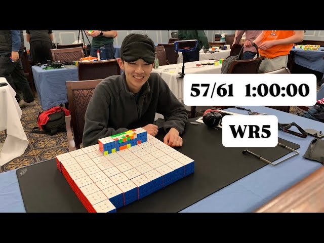 Winning the Most Competitive MBLD Comp Ever [57/61 in 1:00:00]