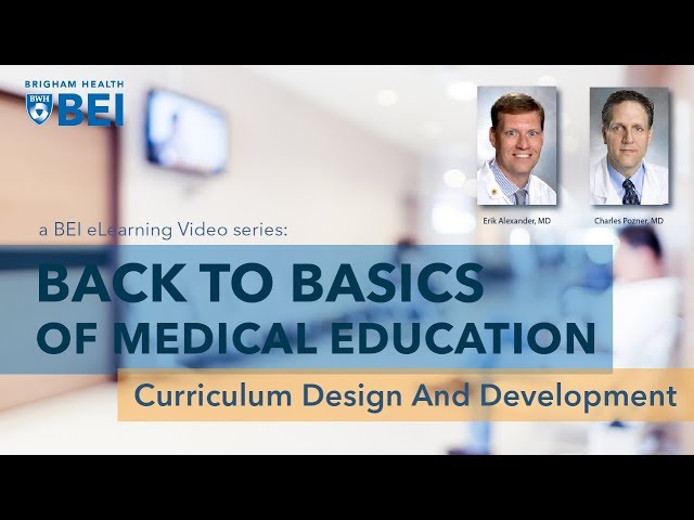 Curriculum Design and Development
