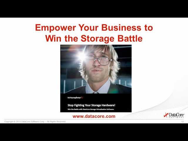 Stop Fighting Your Storage Hardware with DataCore Software-defined Storage