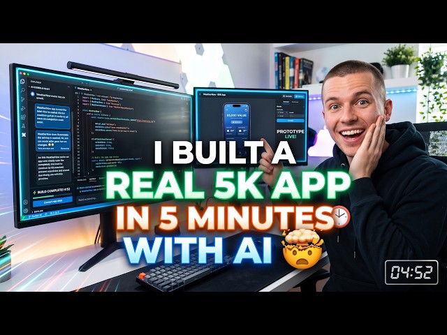 I Built a Real App in 5 Minutes with Google AI Studio!