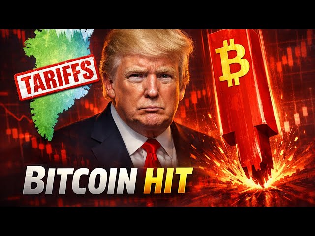Bitcoin Falls as Trump’s Greenland Tariffs Hit Markets