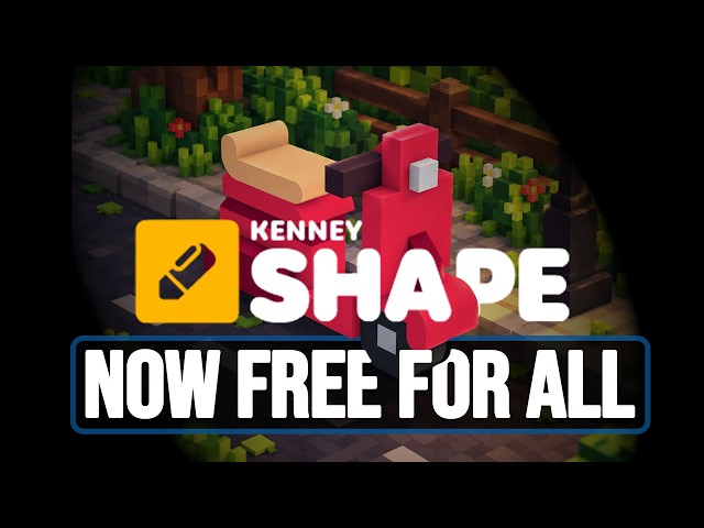 KenneyShape: The Easiest Way to Create 3D Assets from 2D Pixels!