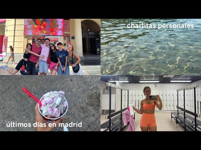 personal chat and my last week in madrid || weekly vlog