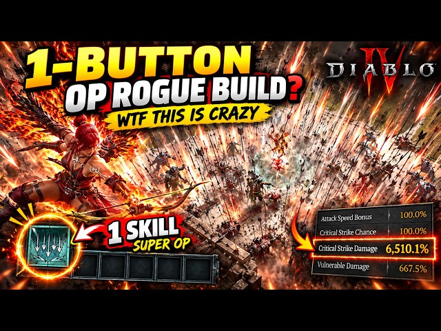 1-Button OP Rogue Build? WTF THIS IS CRAZY Season 15