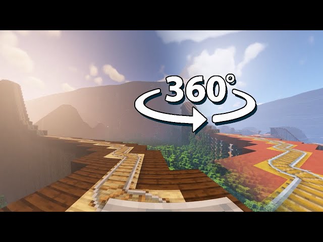 EPIC Roller Coaster 360° Video - Minecraft VR
