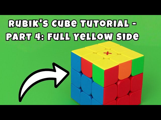 Rubik’s Cube Tutorial (Part 5) | Complete the Yellow Side! 🟨