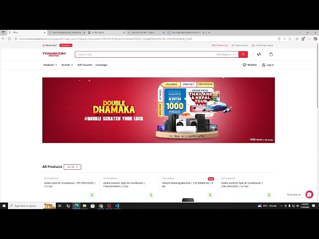 Create A Website With HTML CSS Search and Logo Bar