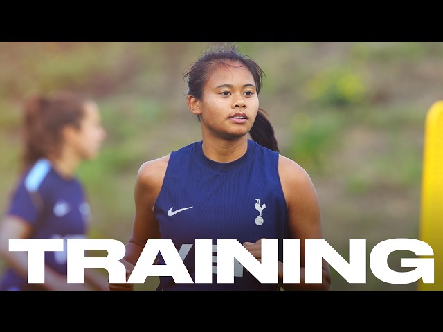 Behind the scenes at Spurs Women training ahead of Aston Villa!