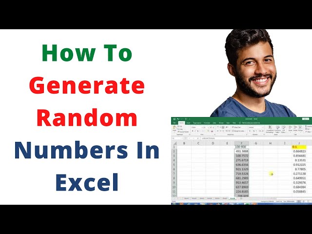 How To Generate Random Numbers In Excel (Unique Random Number Generator Excel)
