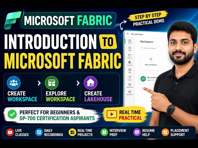 Introduction to Microsoft Fabric | Create Workspace | Lakehouse