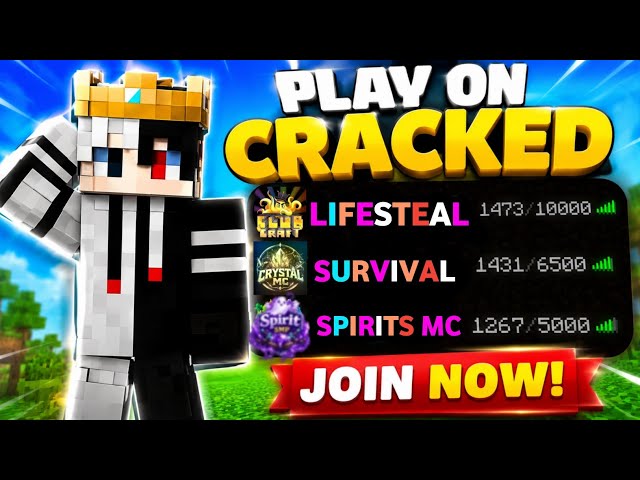 🔥 Top 5 Best Cracked Minecraft Servers To Join For Free (2026)