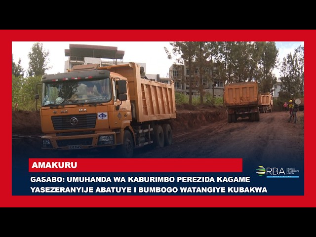 Gasabo: Umuhanda wa Kaburimbo Perezida Kagame yasezeranyije abatuye i Bumbogo watangiye kubakwa