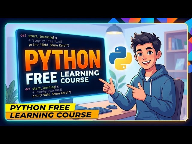 Python Free Course for Beginners: Zero se Hero (Hindi) 🐍
