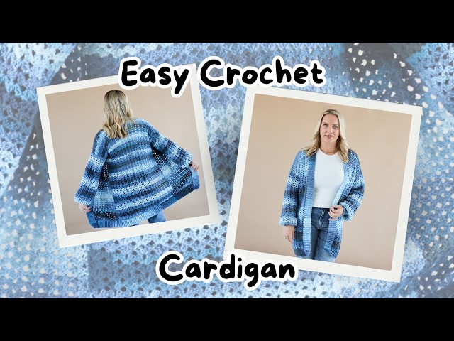 Crochet your own Fall Cardigan with this Easy Tutorial