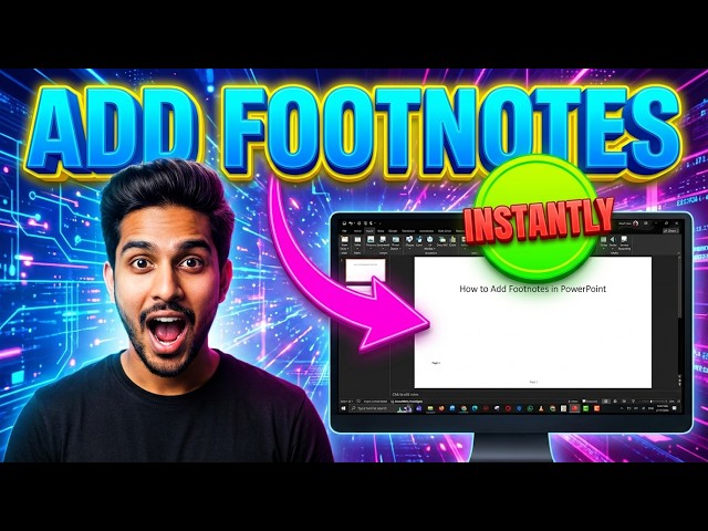 How To Add Footnotes in PowerPoint | Quick & Easy Tutorial
