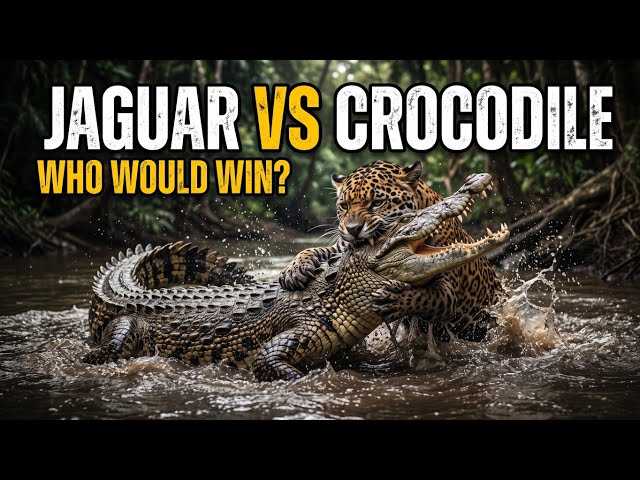 Jaguar vs Crocodile: Who Would Win? | The Ultimate Predator Battle