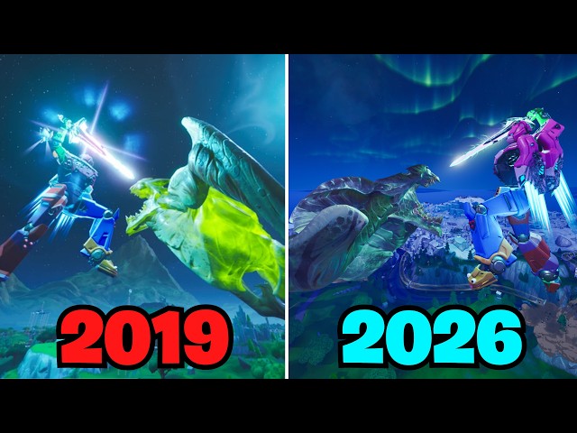 Full Fortnite Final Showdown Live Event Comparison (2019 vs 2026)
