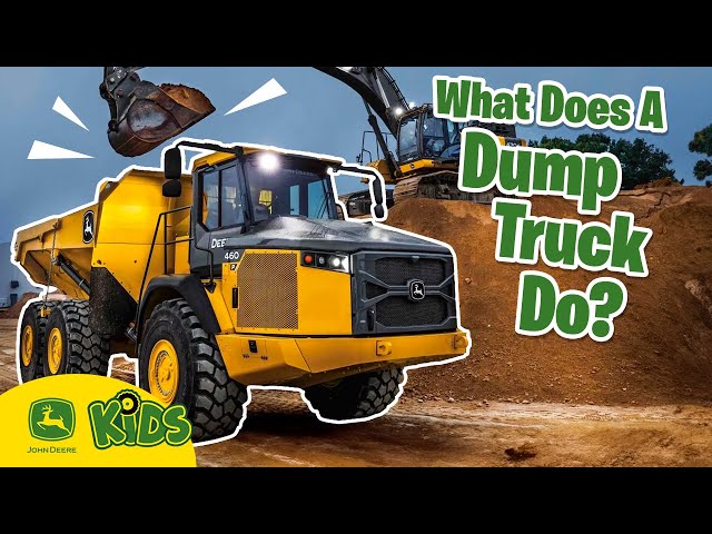What Does a Dump Truck Do? 🚧 | John Deere Kids