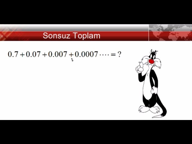 Devirli Ondalik  Sayi Sonsuz Toplam Cok Kolay
