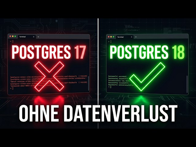 PostgreSQL Major Upgrade in Docker: From Postgres 17 to 18 Without Data Loss