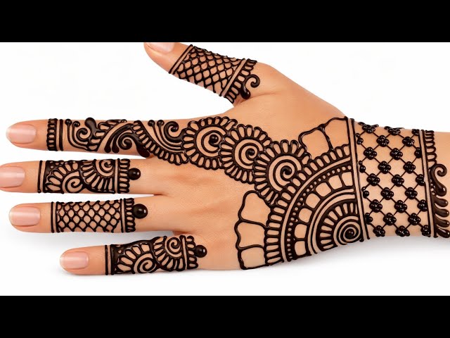 Mehandi design letest। simple mehndi design full hand। new stylish mehndi design