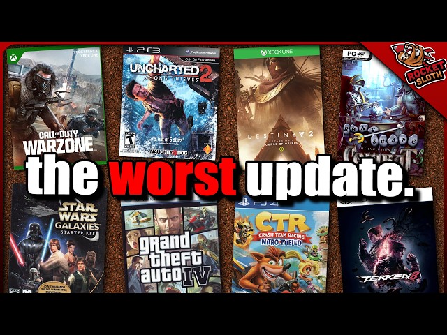 game patches that ruined games...