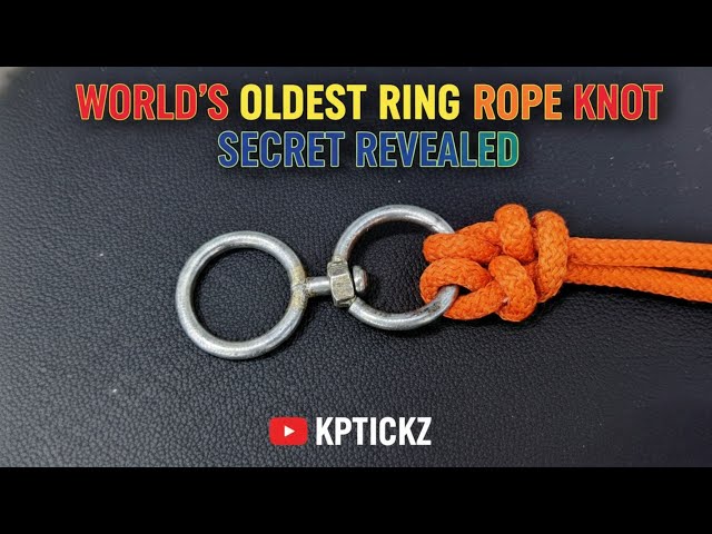 World’s Oldest Ring Rope Knot Secret Revealed | Ancient Rope Technique |Unbreakable Ring Knot