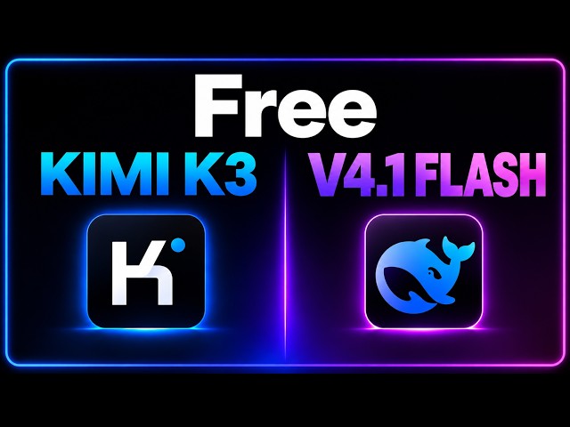Use Kimi K3 + DeepSeek V4.1 Flash FOR FREE
