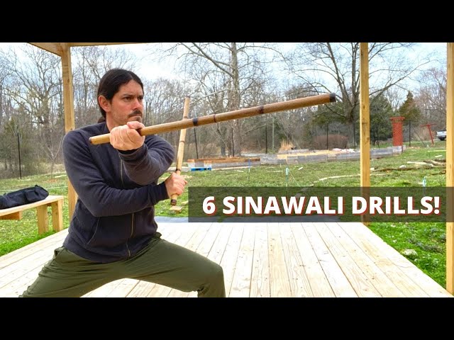 6 SINAWALI Double Stick Drills - Amazing Filipino Kali Martial Arts