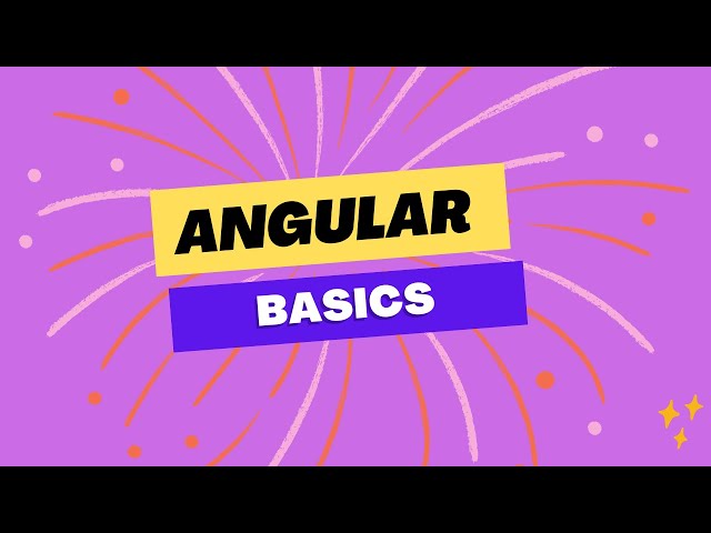 Angular 14 basics in few minutes !!