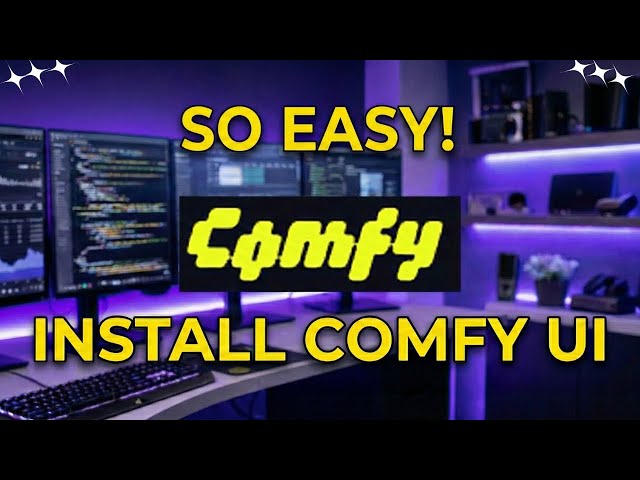 How to Install ComfyUI & ComfyUI Manager on Windows Portable Version